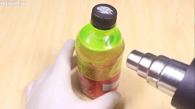 how to bend plastic with a heat gun