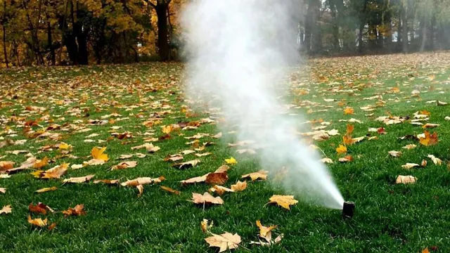 how to blowout your sprinkler system with an air compressor