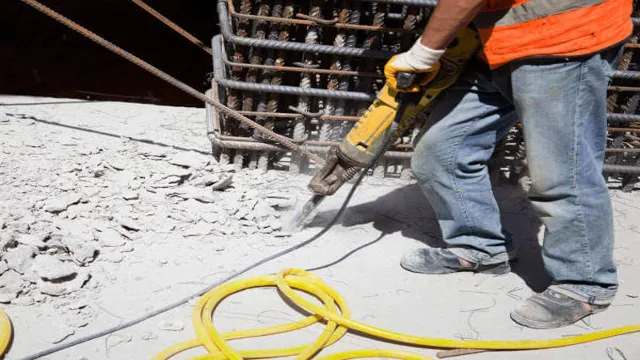 how to break cement without jackhammer