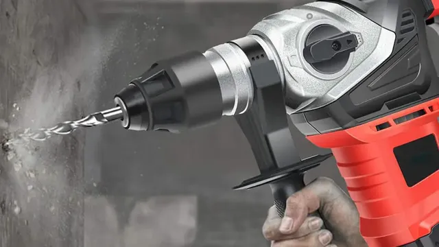 how to break concrete with hammer drill