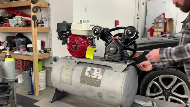 how to build a gas air compressor