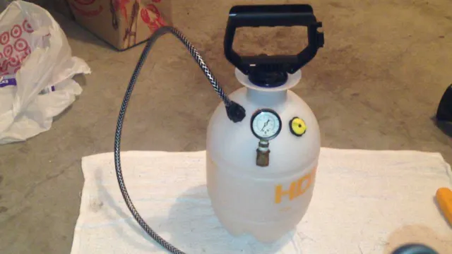 how to build a pressure brake bleeder