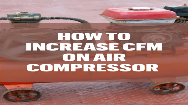 how to calculate cfm of air compressor