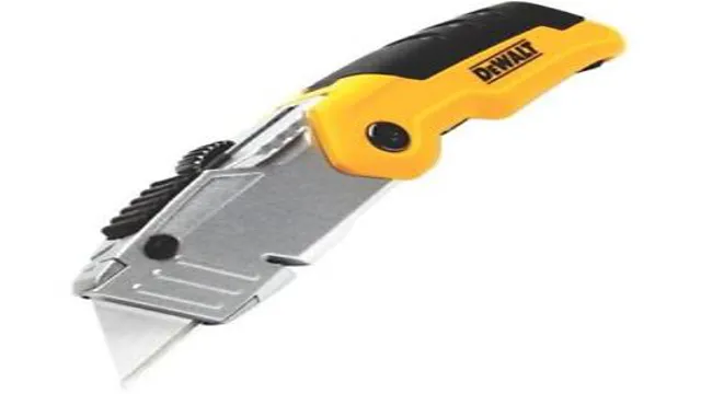 how to change a blade in a dewalt utility knife