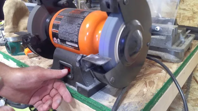 how to change a grinding wheel on a bench grinder