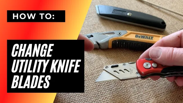 how to change blade in sheffield utility knife
