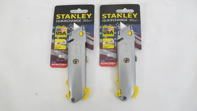 how to change blade in stanley utility knife 10 499