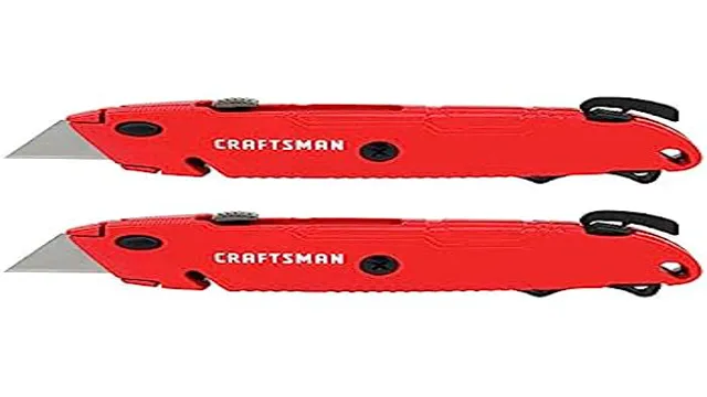how to change blade on craftsman retractable utility knife