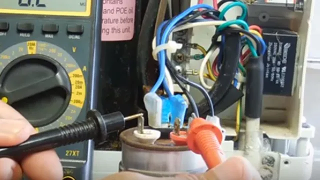 how to check capacitor on air compressor