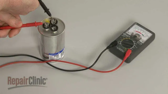 how to check capacitor on air compressor