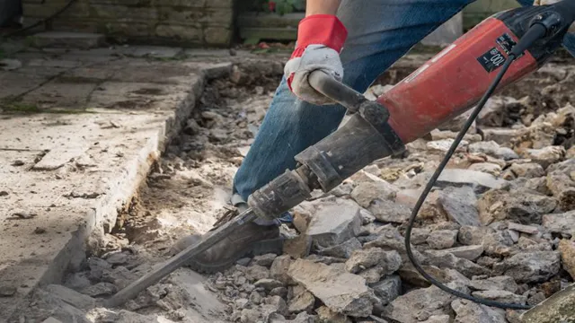 how to chip concrete with a hammer drill 2