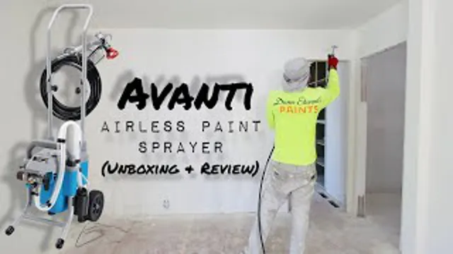 how to clean avanti airless paint sprayer