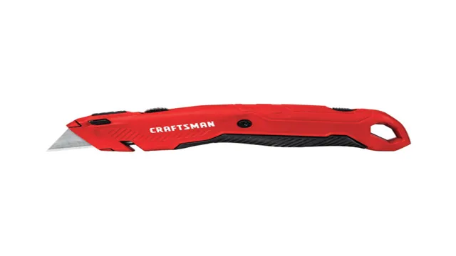 how to close craftsman utility knife