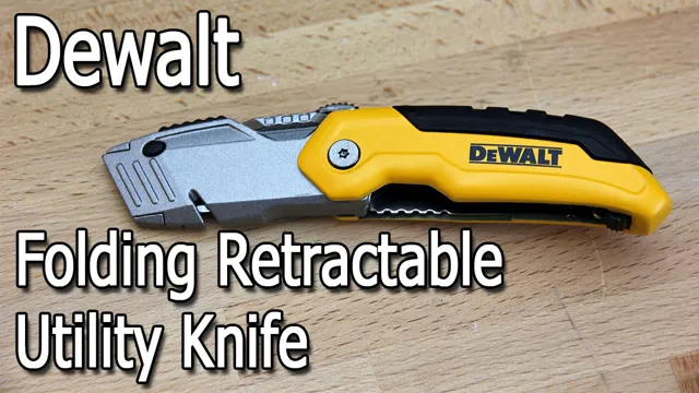 how to close dewalt utility knife