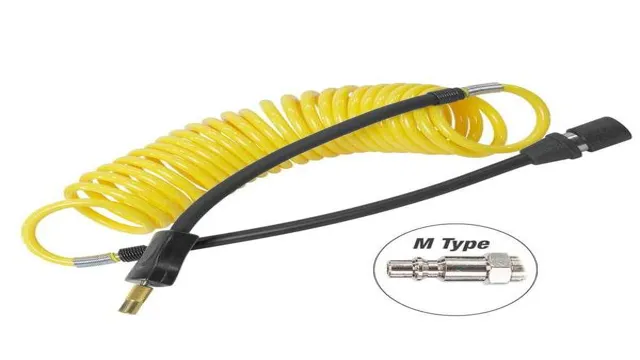 how to coil air compressor hose