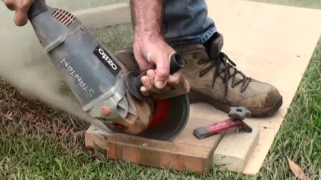 how to cut a paving slab without an angle grinder