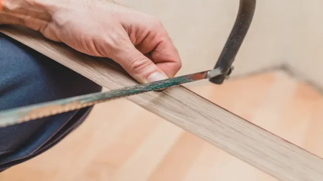 how to cut baseboard on wall without multi tool