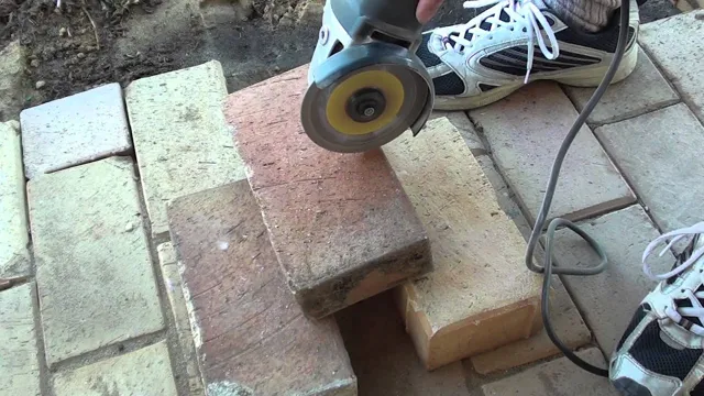 how to cut bricks with an angle grinder