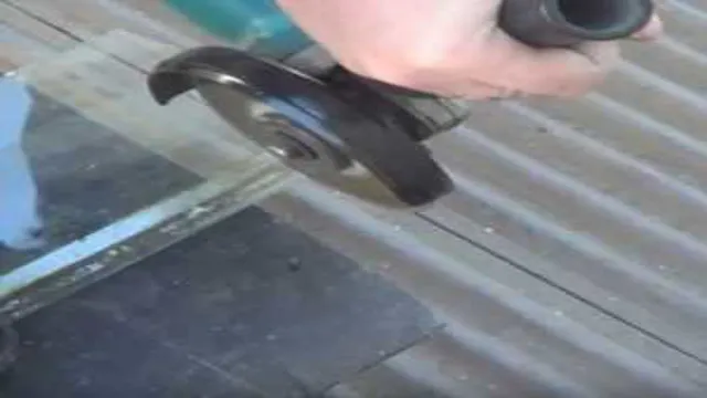 how to cut glass with angle grinder