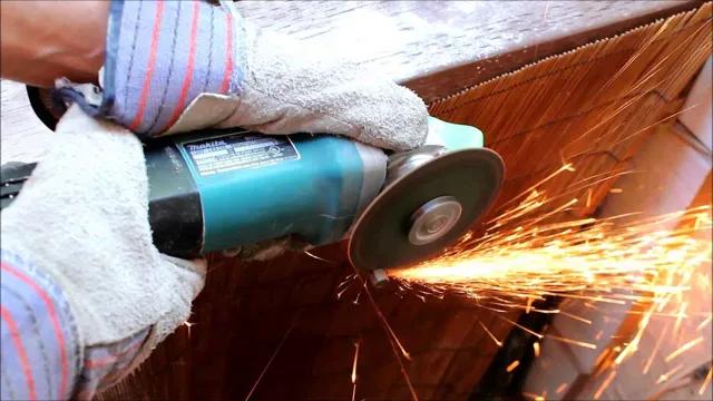 how to cut metal with an angle grinder