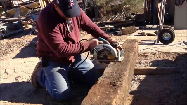 how to cut railroad ties