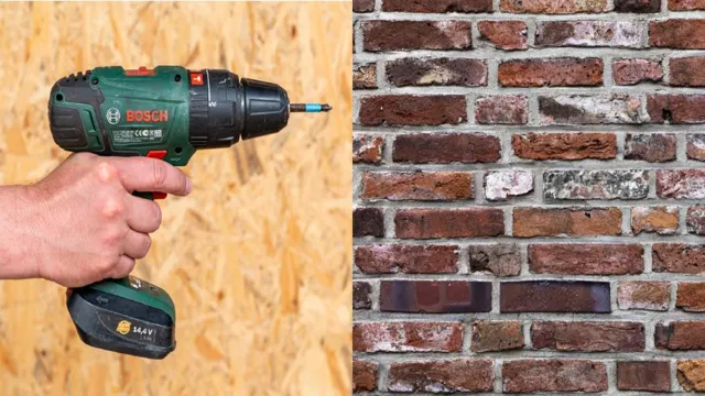 how to drill brick without a hammer drill