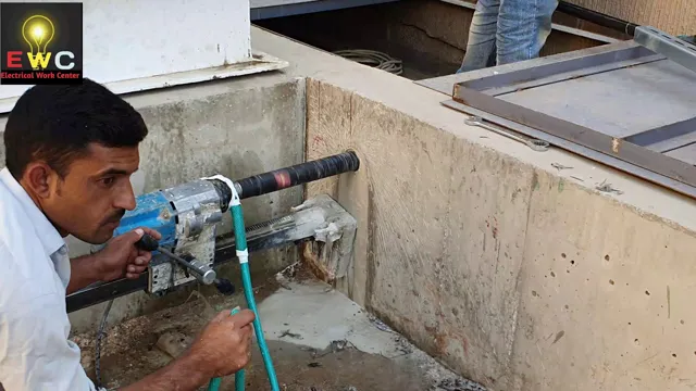 how to drill holes in concrete without a hammer drill 2