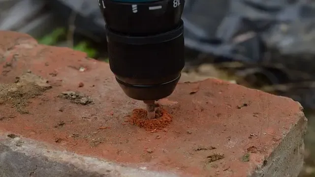 how to drill into brick without hammer drill