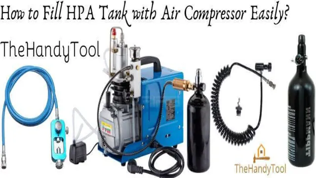 how to fill air compressor tank