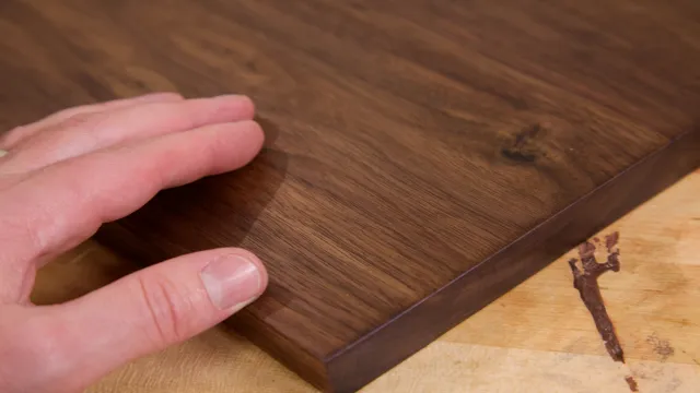 how to finish black walnut