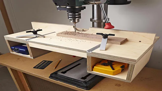 how to fix drill holes in a drill press table