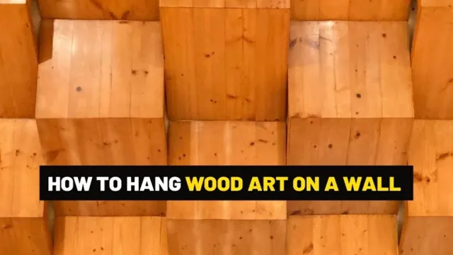 how to hang thin wood art