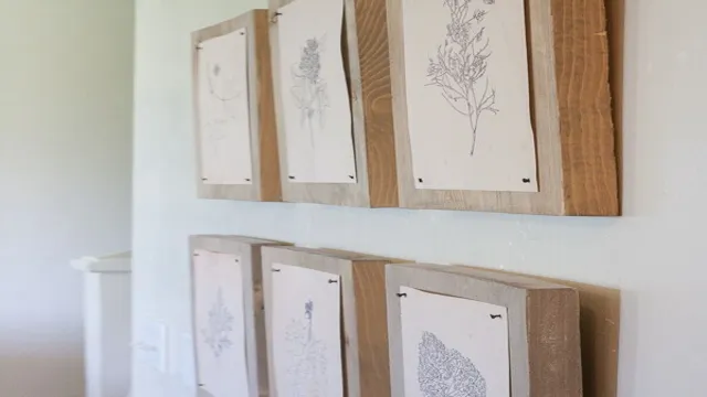 how to hang wood panel art