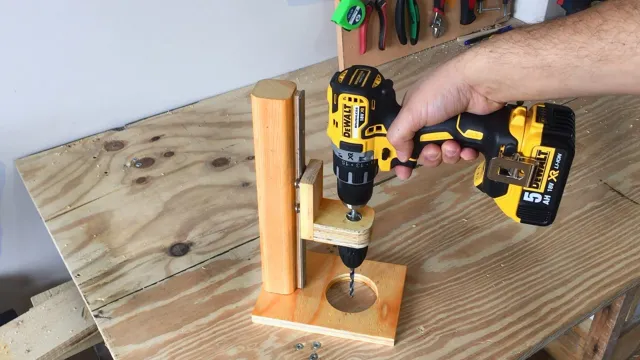 how to hold a barrel in a drill press