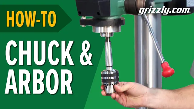 how to install drill chuck on table top grill press