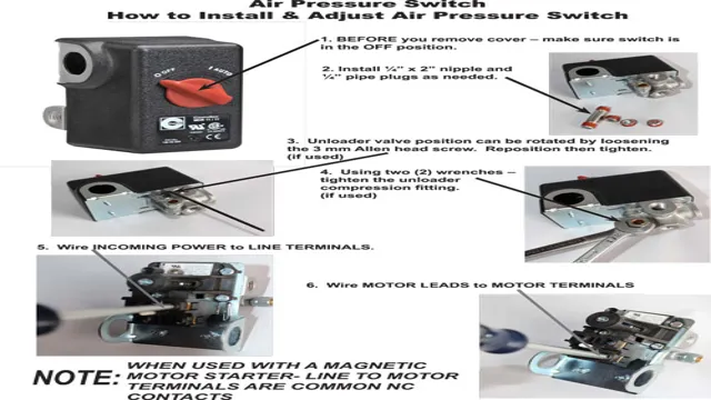 how to install pressure switch on air compressor