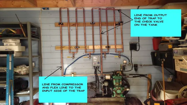 how to install water trap on air compressor