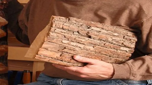 how to keep bark on wood slices