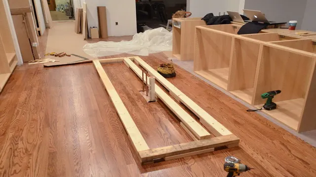 how to level cabinets on uneven floor