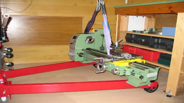 how to lift a metal lathe