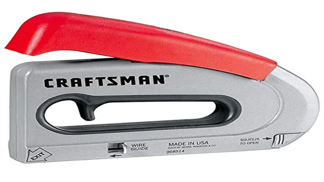 how to load a craftsman air staple gun