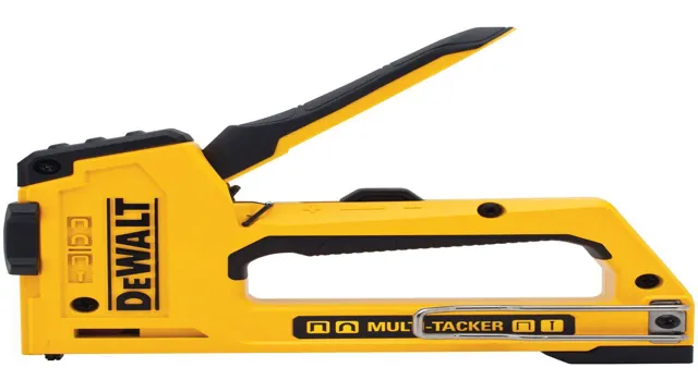 how to load a dewalt multi tacker staple gun