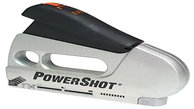 how to load a powershot 5700m staple gun