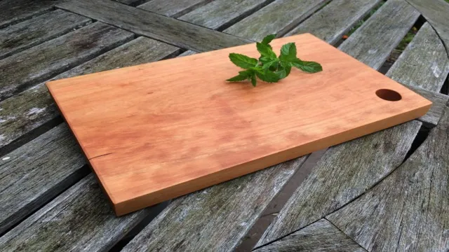 how to make handles on cutting board