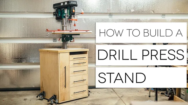 how to make mobile base for drill press