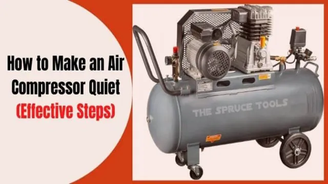 how to make your air compressor quieter