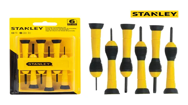 how to open stanley screwdriver set 2