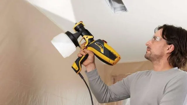 how to paint ceiling with paint sprayer