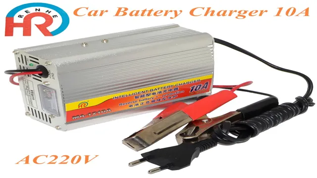 how to plug in a car battery charger