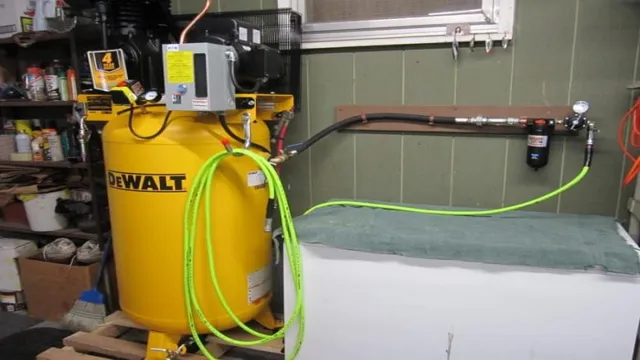 how to plumb air compressor in garage